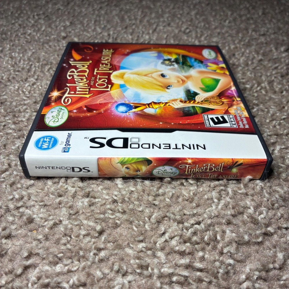 Disney Fairies Tinker Bell and the Lost Treasure Nintendo DS Manual Poster CIB - Picture 6 of 9